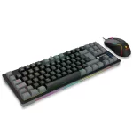 Kit teclado y mouse gamer Antryx GC 5500, switch azul, mecanico, USB, color negro - Imagen 2