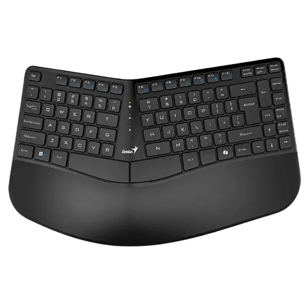 GENIUS-TECLADO-ERGO-KB-700.webp Genius Teclado Ergo Kb 700 mecanografiado Fluido Con Tecla Ai Copilot, color negro - Imagen 1