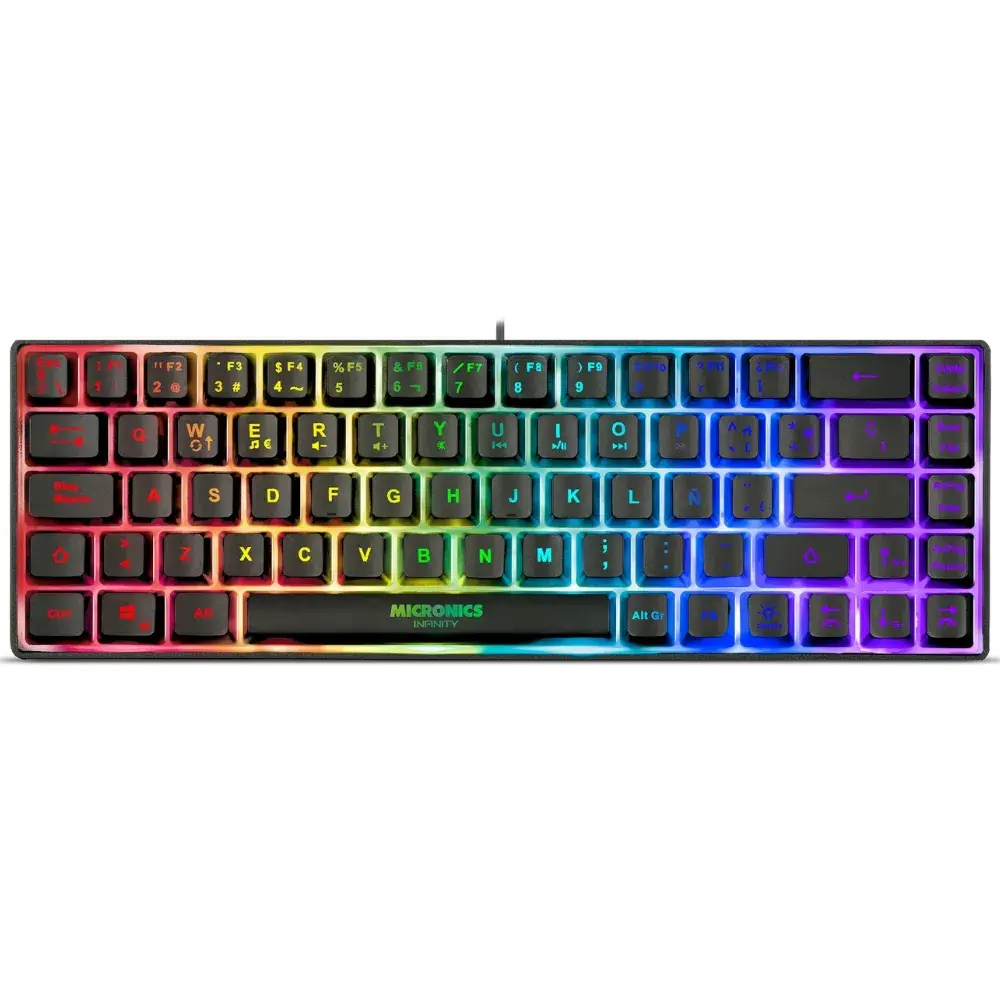 Infinity-MIC-K721.webp Teclado Gamer Micronics Infinity MIC K720 Conexión Cable USB Iluminacion RGB - Imagen 1