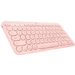 Combo Logitech Teclado Multidispositivo K380 y Mouse Inalámbrico POP Rosa Coral - Imagen 2
