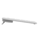 Teclado Logitech Signature Slim K950, conexion inalambrica y USB, color blanco - Imagen 3