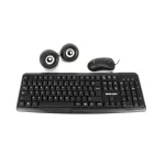 Combo Teclado, Mouse y Parlante Halion Office HA-KIT45 Alambrico conexión USB - Imagen 4