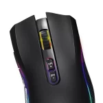 Mouse Gamer Micronics Kripton GM801 Inalambrico RGB DPI 4800 color Negro - Imagen 2