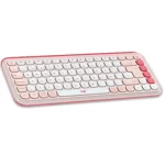 Kit teclado y mouse Logitech Pop Icon, conexion bluetooth, color rosado - Imagen 3