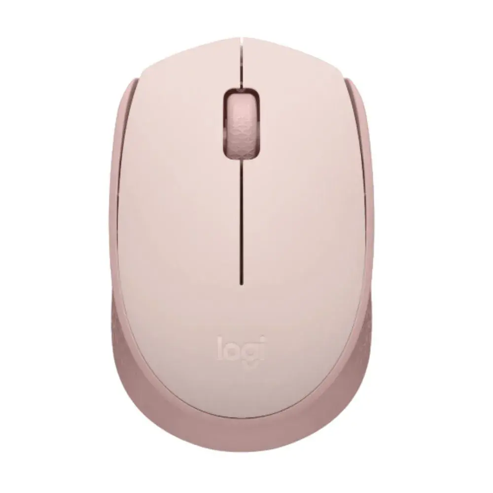 M170-ROSADO-3.webp Mouse Logitech M170, conexion inalambrica, 3 botones, color rosado - Imagen 1