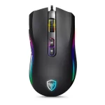 Mouse Gamer Micronics Kripton GM800 USB DPI 12,800 color Negro