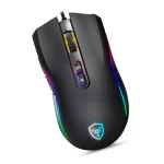 Mouse Gamer Micronics Kripton GM800 USB DPI 12,800 color Negro - Imagen 2
