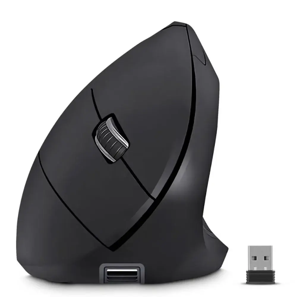 MOU2025346-1.webp Mouse Cybertel Vertical Inalámbrico Ergonómico CYB M503 RX Recargable Negro - Imagen 1