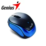 Mouse Genius Micro Traveler 9000r Wireless Recargable Negro y Azul