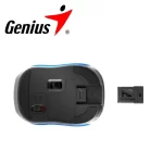 Mouse Genius Micro Traveler 9000r Wireless Recargable Negro y Azul - Imagen 3
