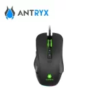 Mouse gamer Antryx Chrome Storm XCalibur, DPI 16400, 9 botones, RGB, color negro
