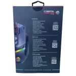 Mouse Gamer Cybertel Killer 2700 DPI 8 Botones Led RGB Alambrico Negro - Imagen 3