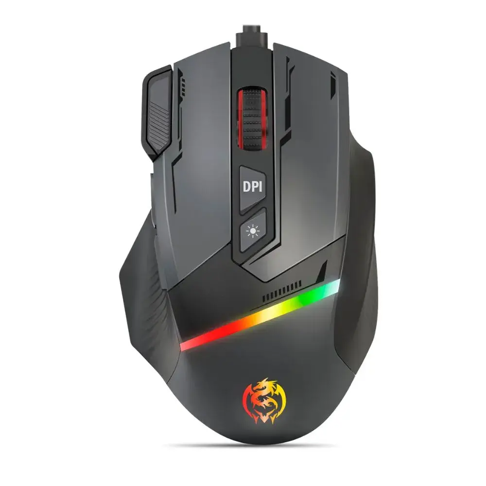 Mouse-Killer-CBX-M600.webp Mouse Gamer Cybertel Killer 2700 DPI 8 Botones Led RGB Alambrico Negro - Imagen 1