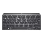 Teclado Logitech MX Keys mini, conexion inalambrica, sesores de proximidad, color grafito