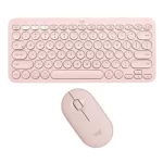 Combo Logitech Teclado K380 y Mouse M350 Rosa
