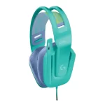 Audifono alambrico con microfono Logitech G335, color menta - Imagen 2