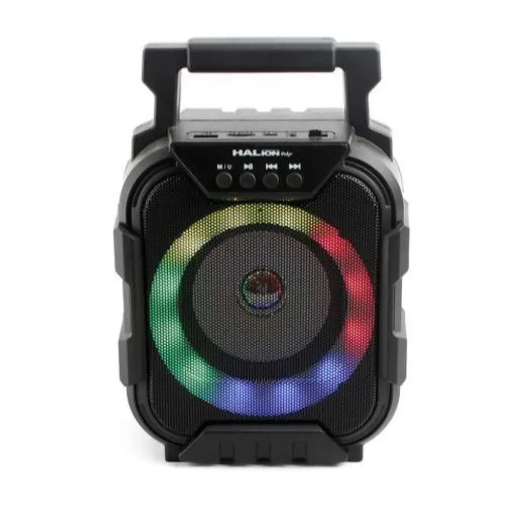 NOAL-2024-07-05T145616.228.webp Parlante Inalambrico Halion Poker HA-M2 Luces LED Recargable - Imagen 1