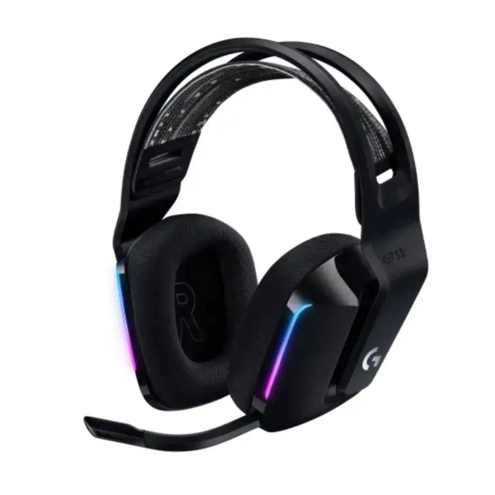 NOAL-2024-07-05T162301.617.webp Audifono Gamer Con Microfono Logitech G733 Lightspeed Ultraligeros color Negro - Imagen 1