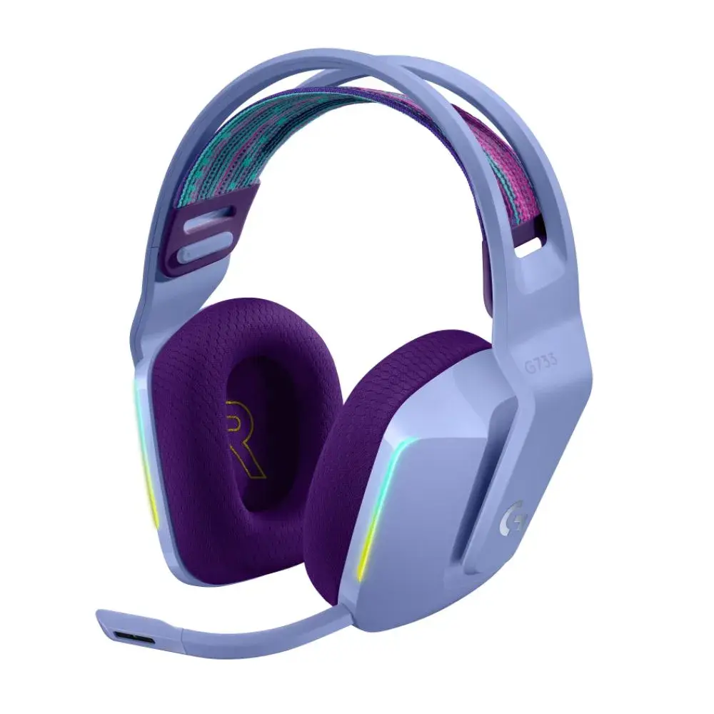 NOAL-2024-07-05T162715.322.webp Audifono Gamer Con Microfono Logitech G733 Lightspeed Ultraligeros color Lavanda - Imagen 1