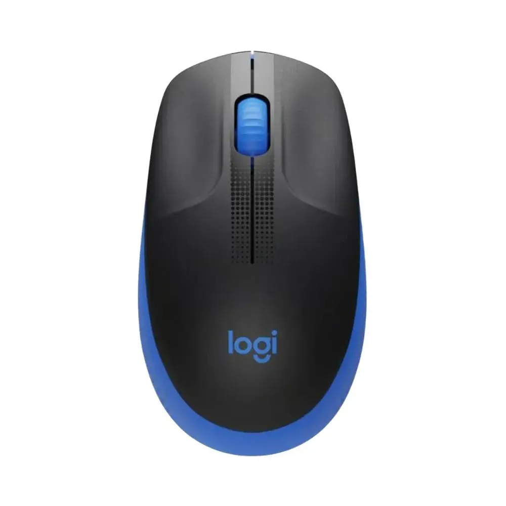 NOAL-2024-07-05T175338.048.webp Mouse Logitech M190, conexion inalamabrica USB, ergonomico, color azul - Imagen 1