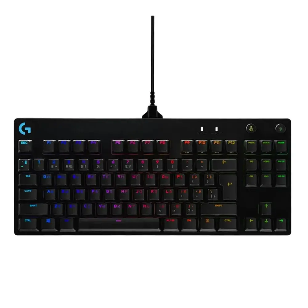 NOAL-2024-07-06T102920.163.webp Teclado mecanico Logitech G PRO, iluminacion RGB, color negro - Imagen 1