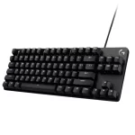 Teclado Gamer Mecanico Logitech G413 TKL Negro Alambrico Iluminación Blanca Switch Marron