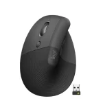 Mouse Logitech Lift Vertical zurdos, ergonomico, conexion Bluetooth y USB, color negro
