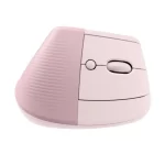 Mouse Logitech Lift Vertical ergonomico, conexion bluetooth y USB, 4000 DP, color rosa - Imagen 2