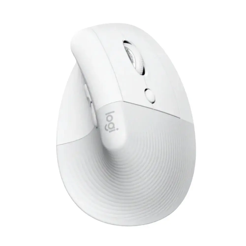 NOAL-2024-07-06T114753.693.webp Mouse Logitech Lift Vertical ergonomico, conexion Bluetooth y USB, 4000 DPI, color blanco - Imagen 1