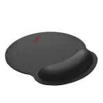 Mouse Pad Genius G-WMP 100 con Base Antideslizante con Descansador de Muñeca Negro - Imagen 2