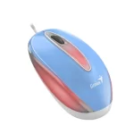 Mouse Alambrico Genius DX Mini 1000 DPI RGB LED Conexión USB Azul