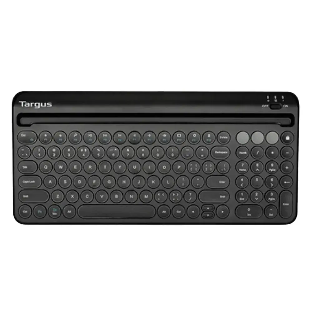 NOAL-2024-07-09T143455.068.webp Teclado Targus Multi Device Bluetooth Antimicrobial ESP Negro - Imagen 1