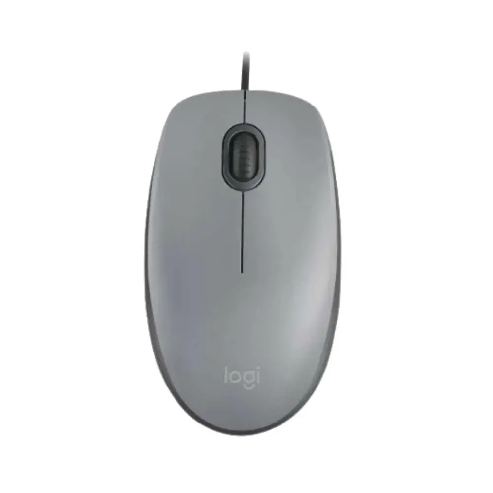 NOAL-31.webp Mouse alambrico Logitech M110, silent, USB, color plomo - Imagen 1