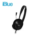 Audifonos IBLUE HS-2001BK para Pc o Laptop Conector 3.5mm - Negro - Imagen 2