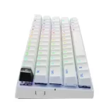 Teclado Logitech Pro x 60 inalambrico LIGHTSPEED 60% bluetooth, optico, color blanco - Imagen 2