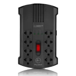 Estabilizador Regulador Automático de Voltaje Power Pulsar PLI 1200VA 600W Negro