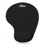 Mouse Pad Gamer Sigma SIGX5 Con descansador de muñeca tipo Gel Negro - Imagen 3