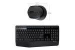 Kit teclado y mouse Logitech MK345, conexion inalambrica USB, color negro - Imagen 3