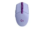 Mouse gamer Logitech G305 Lightspeed Wireless, Receptor usb, 12000 Dpi, 6 botones color Lila