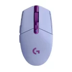 Mouse gamer Logitech G305 Lightspeed Wireless, Receptor usb, 12000 Dpi, 6 botones color Lila