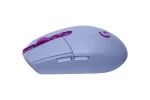 Mouse gamer Logitech G305 Lightspeed Wireless, Receptor usb, 12000 Dpi, 6 botones color Lila - Imagen 3