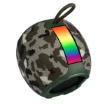 Parlante Eversound EV-500A Strudel, conexion Bluetooth, TWS, iluminacion RGB, USB C, camuflado - Imagen 2