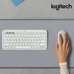 Teclado Logitech Pebble 2 Keys, conexion bluetooth multidispositivo, color blanco - Imagen 5