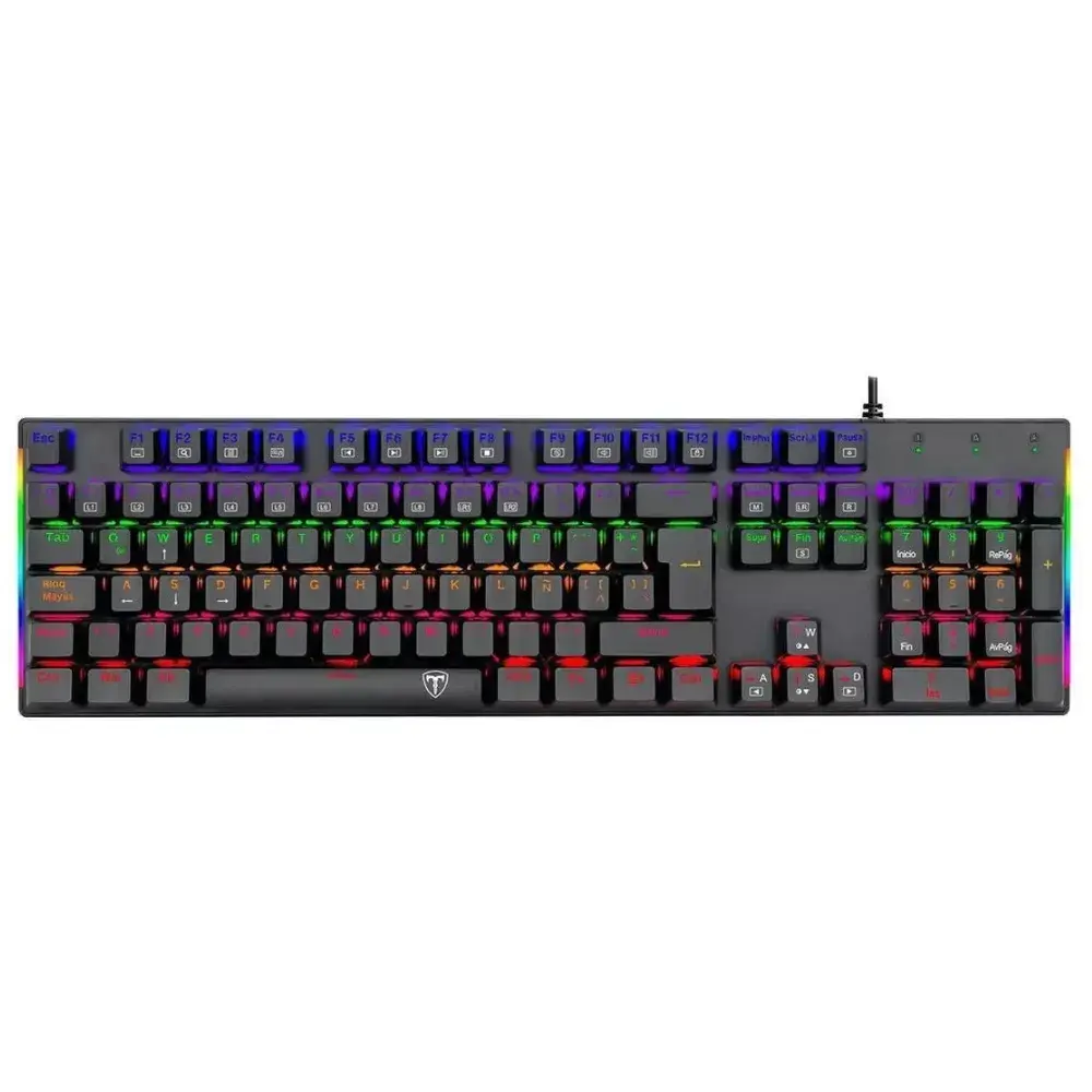 Teclado-T-Dagger-NAXOS-Rainbow-Spanish-T-TGK310-RD-SP-RED-SWITCH.webp Teclado Mecánico T-Dagger Naxos Rainbow T-TGK310-RD-SP Sw Rojo - Imagen 1