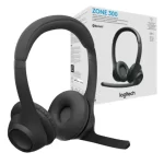 Audifono Logitech Zone 300, conexion bluetooth, duracion hasta 20hrs, color negro - Imagen 4