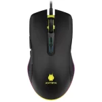 Mouse gamer Antryx Chrome M650, DPI 4200, 7 botones, RGB, color negro