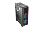 Case gamer Antryx RX 380 ARGB, vidrio templado, USB 3.0, sin fuente, color negro - Imagen 3