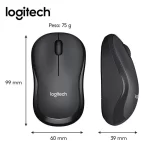 Mouse Logitech M240, conexion bluetooth, 4000 DPI, color negro - Imagen 3