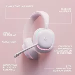 Audifono Logitech G735 Inalambrico Coleccion Aurora - Imagen 5