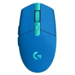 Mouse gamer Logitech G305 Lightspeed Wireless, receptor usb, 12000 dpi, 6 botones color Azul